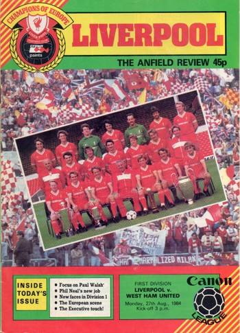 Match programme